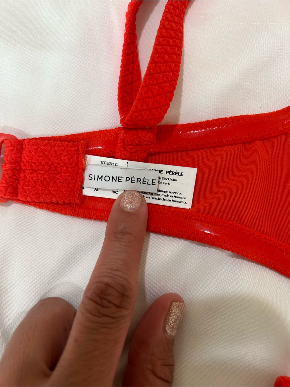 Simone Pérèle Alati Scoop Demi Bikini Top Set in Scarlet Red - Picture 9 of 16